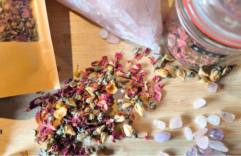 Zachte Bloemen Kracht: Bloemenmelange met Rozen, Lavendel & Kamille (25g)