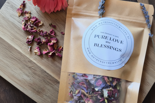 Godinnen Thee – Mystieke Melange met Blauwe Lotus & Roos (25g)