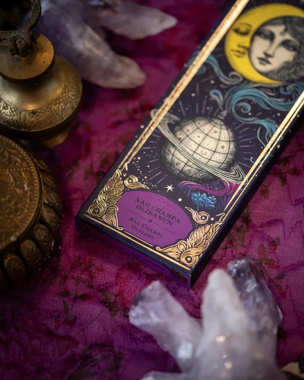 Tarot Wierook: De Maan - (Nag Champa & Olibanum) - Voor Verstilling & Innerlijke Verbinding